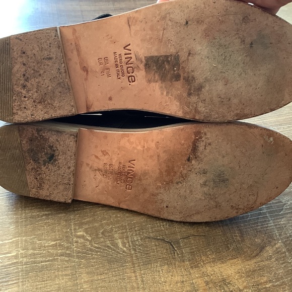 VINCE Black Leather Loafer/flats Shoes - 41 s 9.5 - Picture 12 of 12